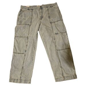 COTTON ON Utility Straight Leg Denim Jeans - Size 18